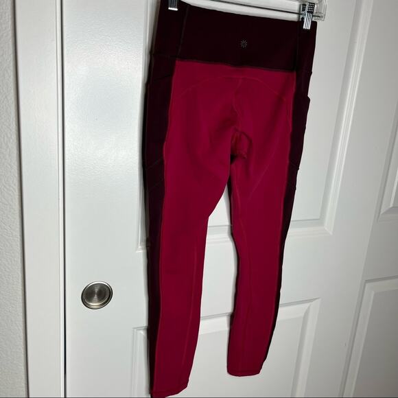Athleta All In Structure 7/8 Length Pocket High Ruse Leggings Size XS - Picture 9 of 11
